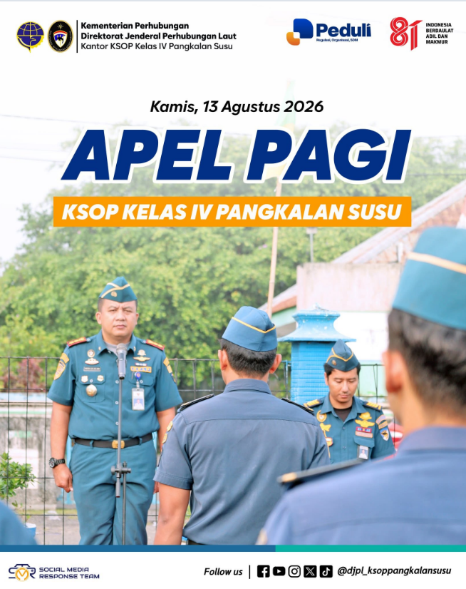 Apel Pagi Tgl 13 Agustus 2026